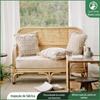 Estilo japonês Todos os Rattan Tecido Sofá Combinação Moderna Simples Moda Rattan Lazer Apartamento Pequeno Sala de Estar Sofá Móveis