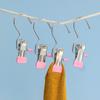 Clips de Plástico para Uso em Loja, Clips para Casaco e Chapéu, Ganchos Giratórios, Clips para Armazenamento de Cortina, Clips para Luvas, Clips para Meias, Clips para Roupa Revestidos de Plástico
