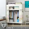 Guarda-Roupa Simples Moderno Simples Forte e Durável Guarda-Roupa de Tecido Tubo de Aço Grosso Quarto de Aluguel Quarto de Casa Guarda-Roupa de Armazenamento