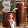 Fuente de Agua Tradicional de Cascada con Agua Circulante, Acuario Ecológico, Maceta de Cerámica para Paisajismo, Paisaje de Jardín, Estanque de Peces