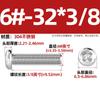 4#-40 6#-32 8#-32 US 304 Tornillo de cabeza plana Phillips de acero inoxidable UNC Tornillo de cabeza redonda en pulgadas mm
