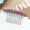 Accesorios para el Cabello Transfronterizos, Peines para el Cabello Incrustados de Diamantes, Pasadores para el Cabello de Diamante Completo, Pinzas para Moños Dulces y Elegantes, Estilo Coreano