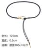 Cinturón fino anudado con hebilla de metal para mujer, decoración para vestido, suéter de moda que combina con todo, abrigo, cintura ajustada, cinturón pequeño negro