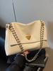 Bolso Otoño e Invierno Vintage de Gran Capacidad para Mujer 2024 Nueva Llegada Moda Combinable Cadena Hombro Cruzado Bolso Tote Portátil