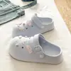 Uso DiarioEstrella de Mar concha Femenina DIY Crocs Sandalias Cerradas de Punta para Mujer Verano Ligeras EVA Birkenstock