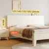 Panel de mesita de noche para cama individual se vende por separado, panel trasero de mesita de noche de 21 metros de ancho, panel trasero de madera maciza suave acolchado, se vende por separado