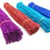 Venda direta da fábrica glitter raiz de cabelo flash lã brilhante criativo DIY brinquedos educativos infantis glitter barra de torção atacado
