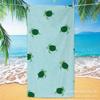 Toalla Grande Absorbente de Sandía de Dibujos Animados para la Playa Toalla de Playa Rayada con Impresión Digital de Microfibra Toalla de Baño para Niños