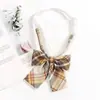 Patrón jk Chica Día Perezoso-libre Marrón Retro Marrón Raya de Corbata dk Uniforme de Soltero Masculino Corbata Estilo Preppy