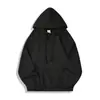 Moletom com Capuz em Malha Terry de Algodão Puro com Estampa de Logo, Modelo de Exportação Unissex, Moletom com Capuz Pesado Oversized Masculino 350g