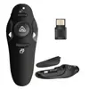 Caneta de Virar Página para PPT Sem Fio 2.4g Caneta Chicote Laser Eletrônica USB Demonstrador Laser Caneta de Virar Página com Projeção