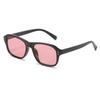Celebridades de Internet transfronterizas Ins Celebridades de Internet Gafas de sol de estilo europeo y americano Gafas de sol de montura grande retro de moda Gafas de sol de moda