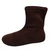 Botas Martin de Ante Estilo Retro Botines de Tobillo de Punta Redonda Estilo Coreano Botas para Mujer 2026 Otoño/Invierno Nuevas Botas Versátiles con Tacón Oculto Adelgazantes