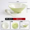 Cuencos de imitación de porcelana de melamina, diseñados específicamente para restaurantes de fideos, incluyendo cuencos para ramen, cuencos para sopa de fideos con carne de res, cuencos para hot pot picante y cuencos grandes para servir fideos de arroz con caracoles - uso comercial