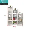 Estante de livros infantil para uso doméstico, estante de armazenamento de chão, prateleira multicamadas espessada, estante combinada infantil de chão, armário de armazenamento, estante