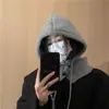 Balak Coreia do Sul Chapéu Rafa Feminino Inverno Quente Chapéu Cachecol Peça Única Proteção de Orelha Casal Chapéu de Lã Tricotado
