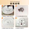 Painel de lâmpada de PU francês linha de teto linha de gesso decoração de disco base de lustre de sala de estar europeu forma redonda de gesso