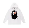 Moda Urbana Transfronteriza de Comercio Exterior Marca Unisex Otoño e Invierno Estampado de Letras Sudadera con Capucha Holgada Pulóver Sudadera Ape Casual Versátil