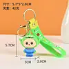 Nuevo Llavero de PVC Llavero de Tela 3D Colgante Cadena para Colgar en Bolsa de Dibujos Animados Personalizado