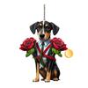 Amazon Transfronterizo Nueva Serie de Perros Colgante Acrílico Accesorios Decorativos para Interior de Coche Colgante para Coche