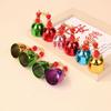 Campana de Navidad campana de viento adornos colgantes para puerta de Navidad accesorios colgantes para puerta campana de viento diy material de joyería pequeña al por mayor