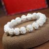 Brazalete de Loto Tallado en Astas Naturales Wen Play Raíz de Astas Pagar DIY Brazalete Original Accesorios de Mano