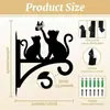 Artesanía Metálica Transfronteriza Ganchos para Colgar Plantas Decorativos para Exteriores Canastas Colgantes Macetas Artículos de Interior Adornos Colgantes