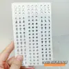 Pegatina para la Cara Pegatina de Diamantes de Imitación Perla Diamante Pegatina de Diamante Flash de Rendimiento Pegatina para Cejas Lunar de Desgarro Pegatina de Maquillaje para Ojos Pegatina para la Cara Joyería de Amor Mariposa