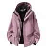 Chaqueta de invierno para mujer tres en uno con forro polar desmontable, a prueba de viento y transpirable, adecuada para actividades al aire libre y montañismo