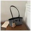 Bolso de hombro para mujer de estilo coreano con lunares de moda, nuevo modelo 2026 de PU, de gran capacidad para ir al trabajo