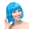 Pelucas Bob Coloridas Cuidadosamente Seleccionadas Gorro Bob Suministros para Fiestas Estudiante Cabello Corto Peluca Bob Cabello Liso Venta al Por Mayor