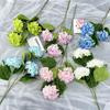 Nuevo Producto Transfronterizo Hortensia Copo de Nieve Flor de Seda Simulada Decoración Apoyos Fotográficos Estudio Fotográfico Boda Flor Artificial Fábrica Venta al por Mayor