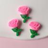Punto de fábrica Nuevos accesorios de resina de rosa y tulipán funda para teléfono móvil Gel Crema accesorios para el cabello diy al por mayor pj646