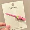 Pinza para el Cabello Exquisita de Gama Alta para Mujer Clip BB Estampado de Leopardo Retro Lindo Clip para Flequillo Lateral Accesorios para el Cabello de Moda con Temperamento