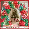 Set de Globos Navideños Transfronterizos al por Mayor Muletas Caramelo Reno Hombre de Jengibre Guirnalda Arco Nuevo Fiesta Amazon