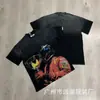 Duaa Transfronteiriça Hip-Hop Harajuku Curta Moda Streetwear Gótica Unissex Punk Casual Algodão Solta Camiseta