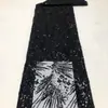Bordado de cuentas florales en malla, tela con bordado de lentejuelas, ropa para niños, ropa formal, accesorios de moda, ropa, bolsos, materiales para zapatos, estilo europeo y americano