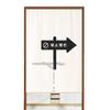 Cortina de Tela Simple para Puerta, Cortina Colgante para Puerta Comercial, Cortina Personalizada Creativa con Cara Sonriente para Puerta, Sin Taladrar, Cortina Divisoria de Privacidad