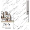 Pegatinas de pared autoadhesivas de imitación de azulejo para cocina, a prueba de aceite y manchas, papel tapiz de imitación mármol, pegatinas impermeables de cobertura para renovación de baño