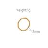 Anillo liso popular europeo y americano, moda simple, anillo de acero de titanio exagerado, joyería popular para niñas, joyería de generación de cabello que no se decolora