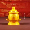 Taza de Agua de Cerámica para Ofrenda a Buda, Guanyin y Otras Deidades; Cáliz de Agua Bendita para el Hogar; Ofrendas Budistas y Artículos de Culto