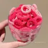 2026 Nuevas Gomas de Pelo Coloridas del Tamaño de un Pulgar, Bandas Elásticas de Alta Elasticidad para el Cabello de Niños Que No Dañan el Cabello, Cuerdas Versátiles para Cabello para Coletas Pequeñas