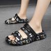 Pantuflas Transfronterizas Verano Nuevo Pareja EVA Compradores de una palabra Compradores de Moda Pantuflas de Mujer Sandalias Casuales
