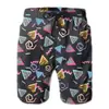 Verano Nuevo Transfronterizo Shorts Estampado Digital 3D Geométrico Pareja Para Hombre y Mujer Marca Japonesa de Moda Pantalones de Playa