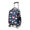 Mochila con ruedas de doble uso para subir escaleras y viajes de corta distancia, mochila de doble hombro, maleta con ruedas universales, para estudiantes de primaria y secundaria