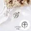 Accesorios para Arte de Uñas de Mariposa Plateada Lujo Ligero Moño Tridimensional Metal Alas de Mariposa Grande Adornos de Diamantes para Uñas Explosiones de Celebridad de Internet