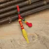 Amuleto de Escoba Dorada de Festival del Bote Dragón Trenzado de Douyin para Transferir y Eliminar la Mala Suerte Escoba Hecha a Mano Amuleto de Cuna para Bebé