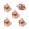 Nuevos Accesorios de Joyería de Aleación Colgante de Corona Tridimensional Pulsera DIY Llavero Colgante Decorativo N240