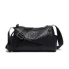Bolso de Hombro de Cuero Suave Texturizado de Lujo Ligero, Bolso de Mano Grande de Capacidad Simple y Versátil, Bolso Cruzado Retro a la Moda, Bolso para Mujeres de Mediana Edad
