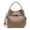 Bolso Pequeño Retro Estilo Coreano para Mujer 2026 Primavera Nueva Moda Tendencia Alto Valor Simple Casual Bolso Cubo para Mujer